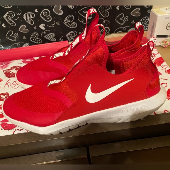 Red Nike Slip On Sneaker - Like New - Picture 7 of 12